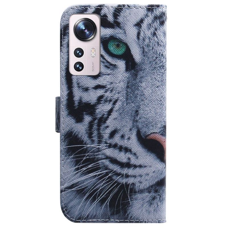 Etui Til Xiaomi 12 Anti-fall White Tiger