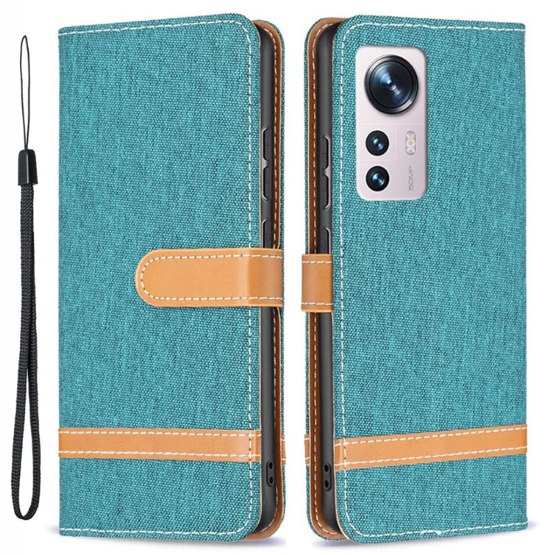 Folio Deksel Til Xiaomi 12 Stofftrekk