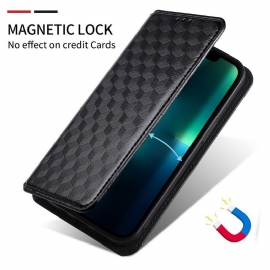 Lærdeksel Til Xiaomi 12 Originalitet Folio Deksel Designgeometri