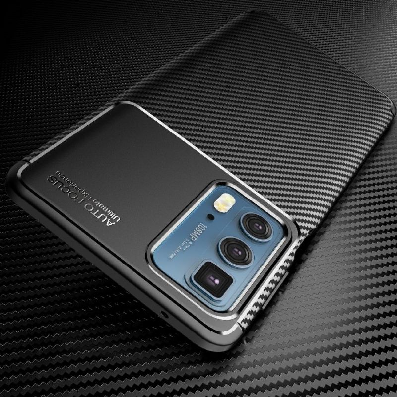 Deksel Til Motorola Edge 20 Pro Karbonfiberstil
