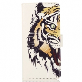 Folio Deksel Til Sony Xperia 5 IV Heftig Tiger