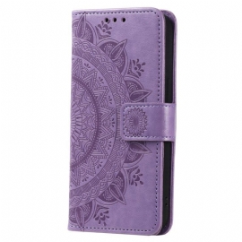 Folio Deksel Til Sony Xperia 5 IV Med Kjede Strappy Sun Mandala