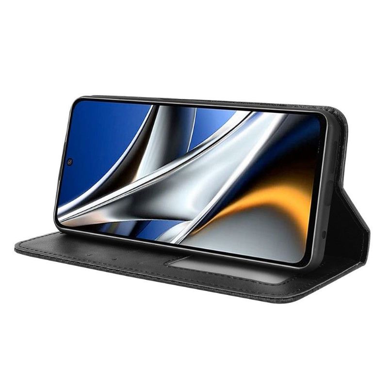 Etui Til Poco M4 Pro 4G Cirénius Style Leather