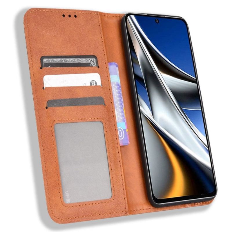 Etui Til Poco M4 Pro 4G Cirénius Style Leather