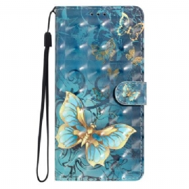 Folio Deksel Til Xiaomi 15 3d-sommerfugler