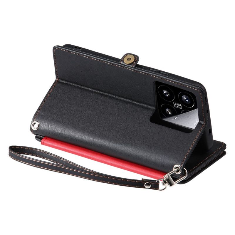 Folio Deksel Til Xiaomi 15 Myntpung Og 8 Kortspor