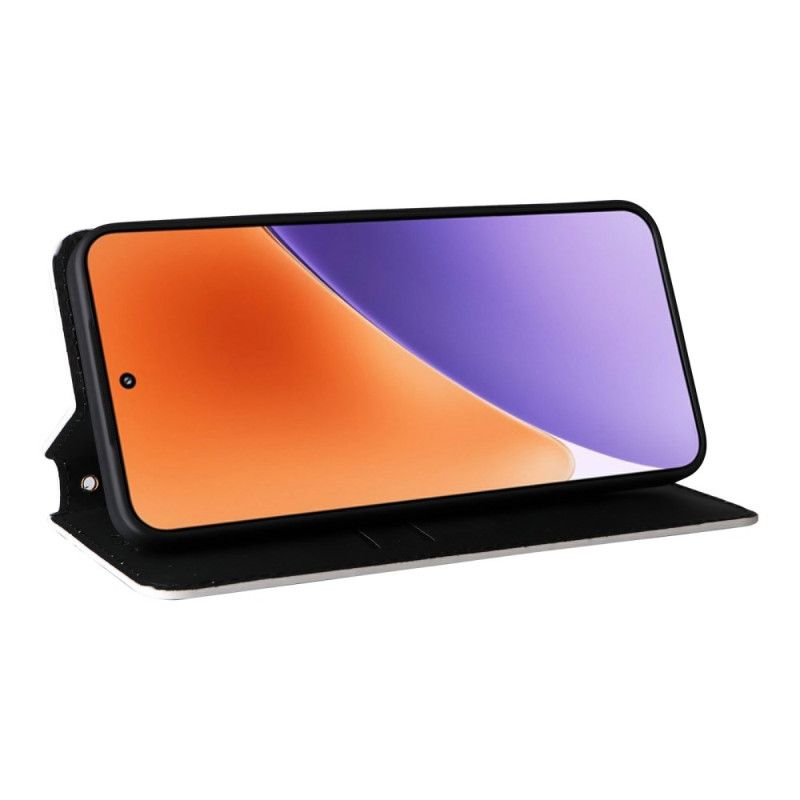 Folio Deksel Xiaomi 15 3d-diamanter Beskyttelse Deksel