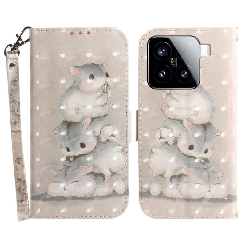 Folio Deksel Xiaomi 15 Hamstere Snor