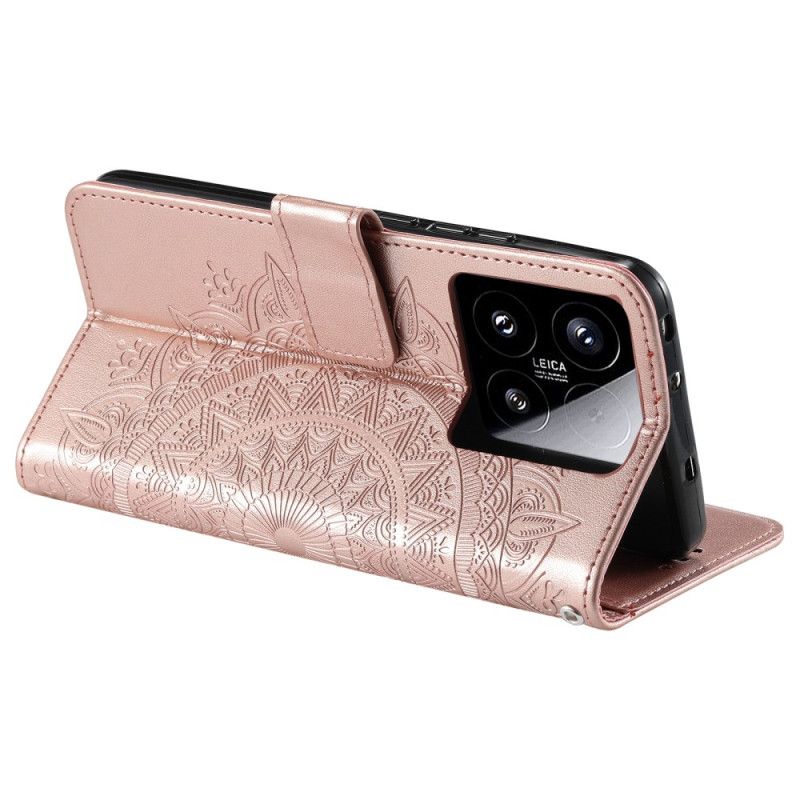 Folio Deksel Xiaomi 15 Mandala-sol Beskyttelse Deksel