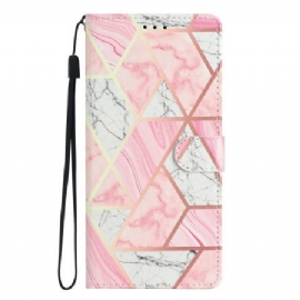 Folio Deksel Xiaomi 15 Rosa Marmor
