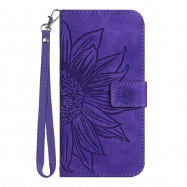 Folio Deksel Xiaomi 15 Snor Med Solsikketrykk Beskyttelse Deksel