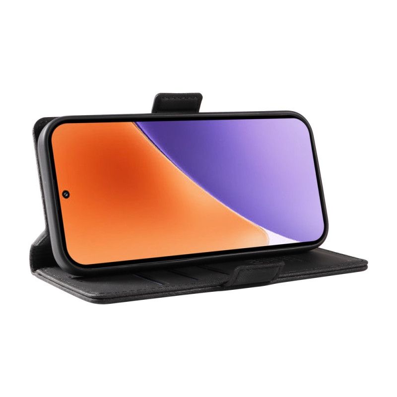 Folio Deksel Xiaomi 15 Ykatu Semsket Skinn-effekt Beskyttelse Deksel