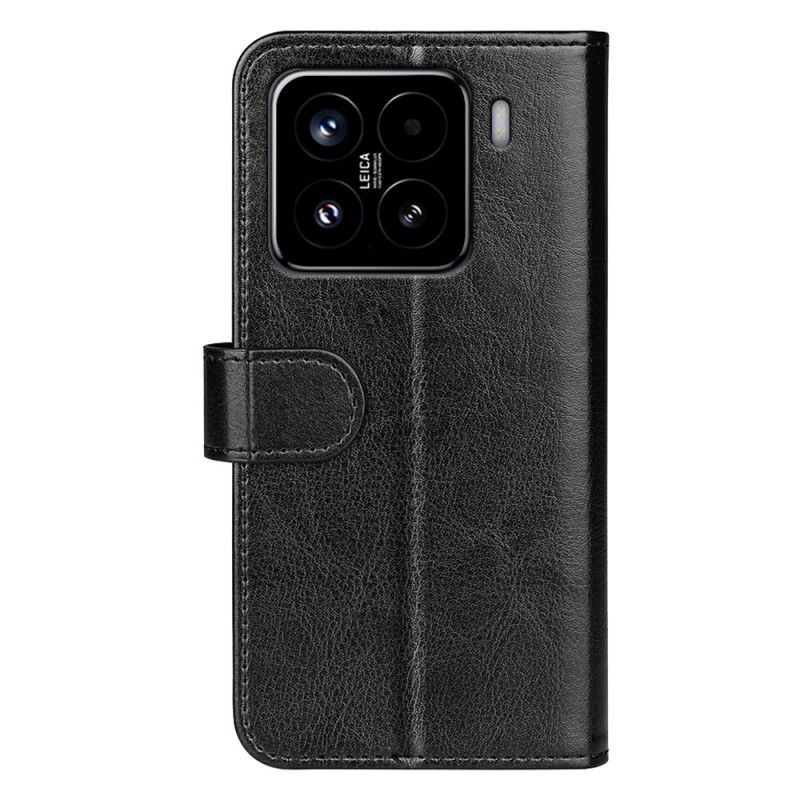 Lærdeksel Folio Deksel Xiaomi 15 Mobildeksel Vintage