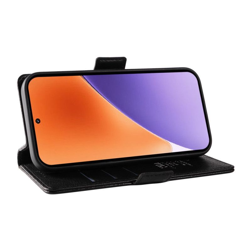 Lærdeksel Folio Deksel Xiaomi 15 Mobildeksel Yikatu Retro-effekt