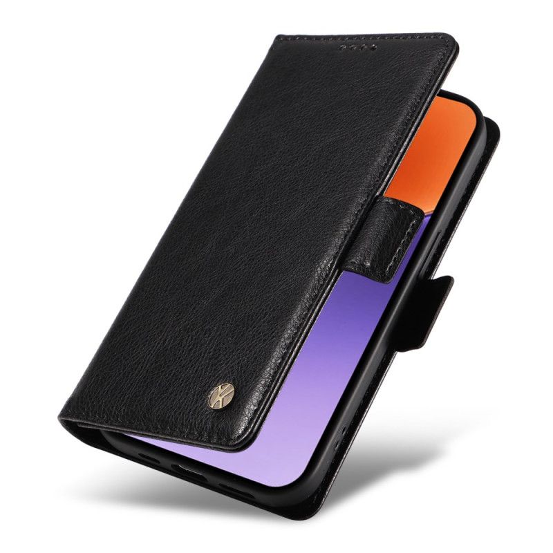 Lærdeksel Folio Deksel Xiaomi 15 Mobildeksel Yikatu Retro-effekt