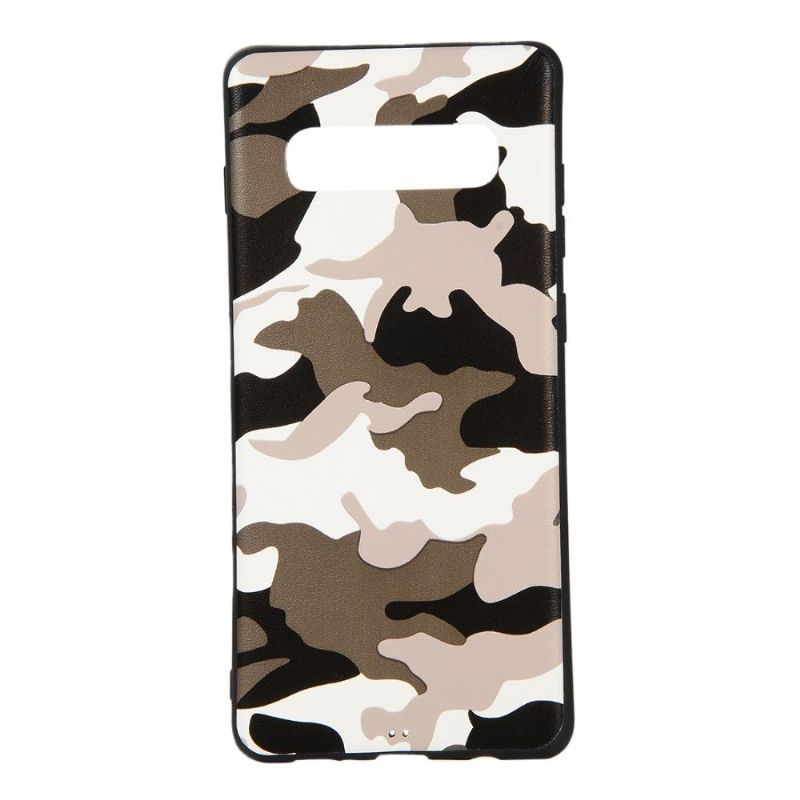 Deksel Til Samsung Galaxy S10 Plus Militær Camo Gel