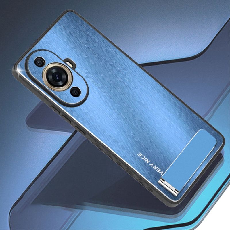 Deksel Huawei Nova 12s Metalleffektstøtte