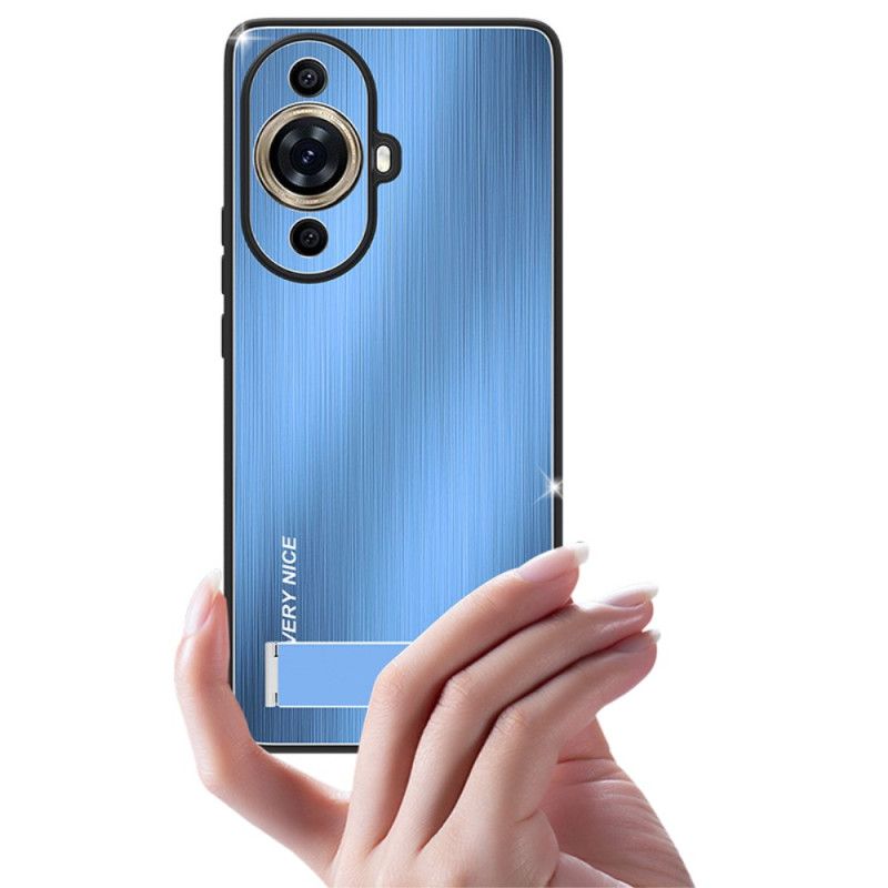 Deksel Huawei Nova 12s Metalleffektstøtte