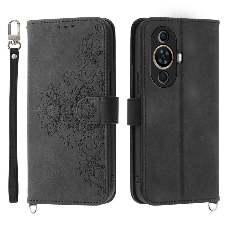 Folio Deksel Huawei Nova 12s Blonde Med Skulderstropp Beskyttelse Deksel