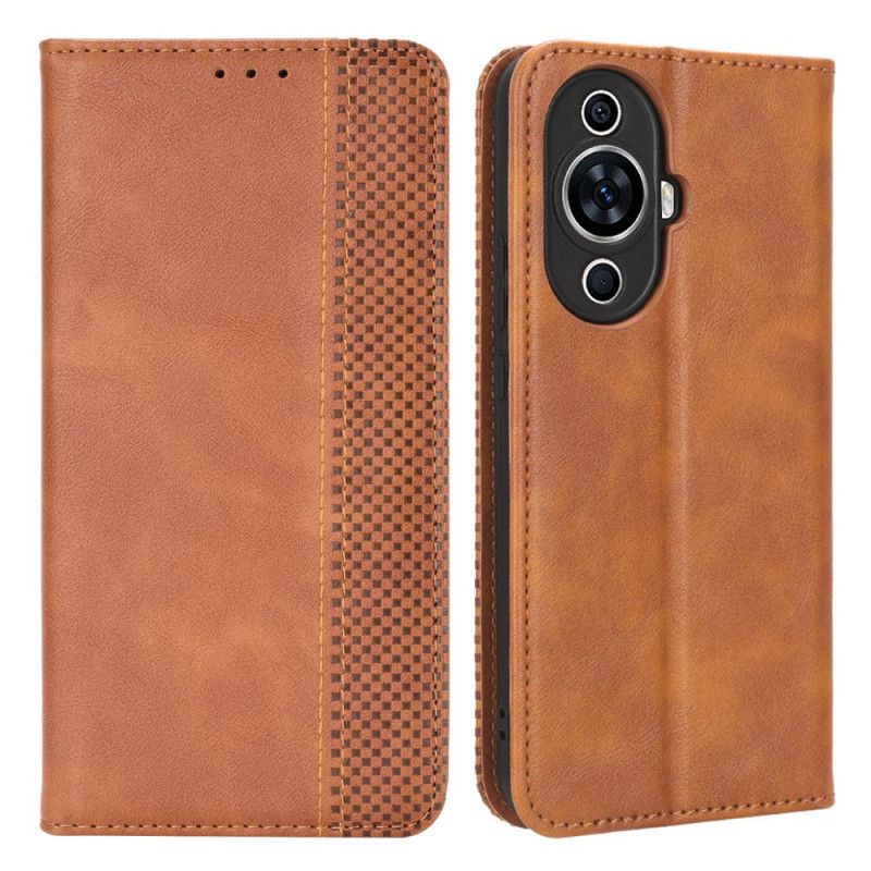 Folio Deksel Lær Huawei Nova 12s Vintage