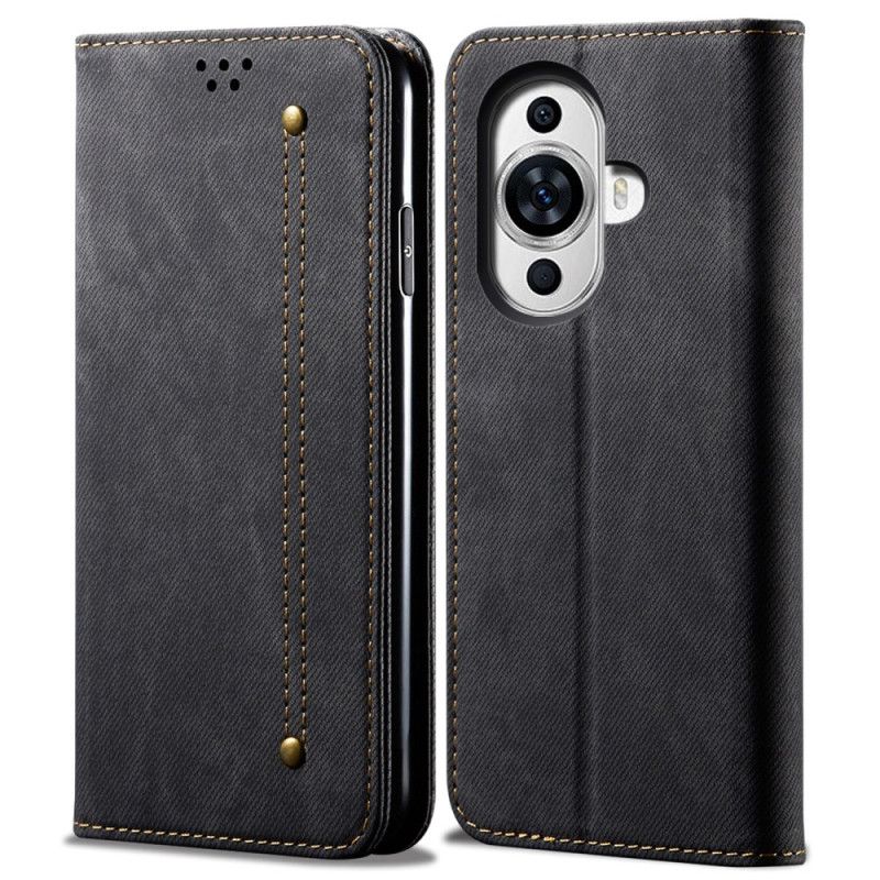 Folio Deksel Til Huawei Nova 12s Jeansstoff