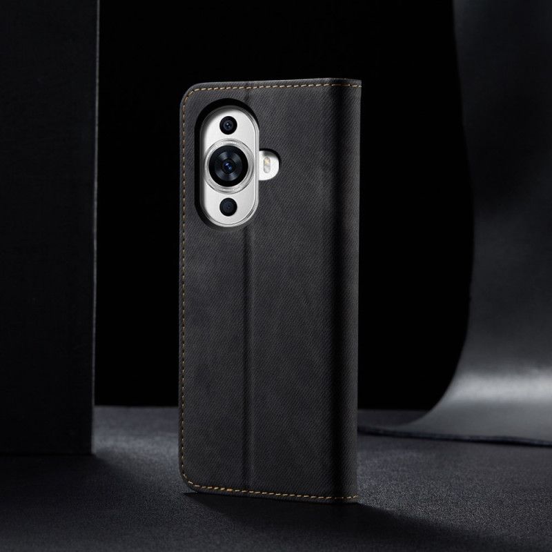 Folio Deksel Til Huawei Nova 12s Jeansstoff