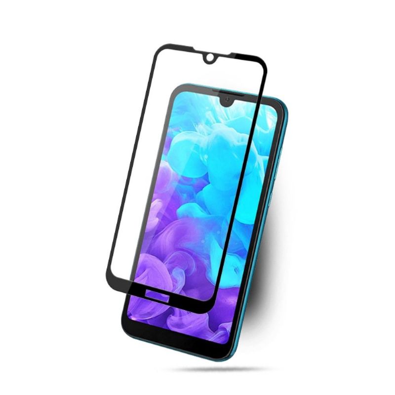 Huawei Y5 2019 - Skjermbeskytter I Herdet Glass I Full Størrelse - Svart