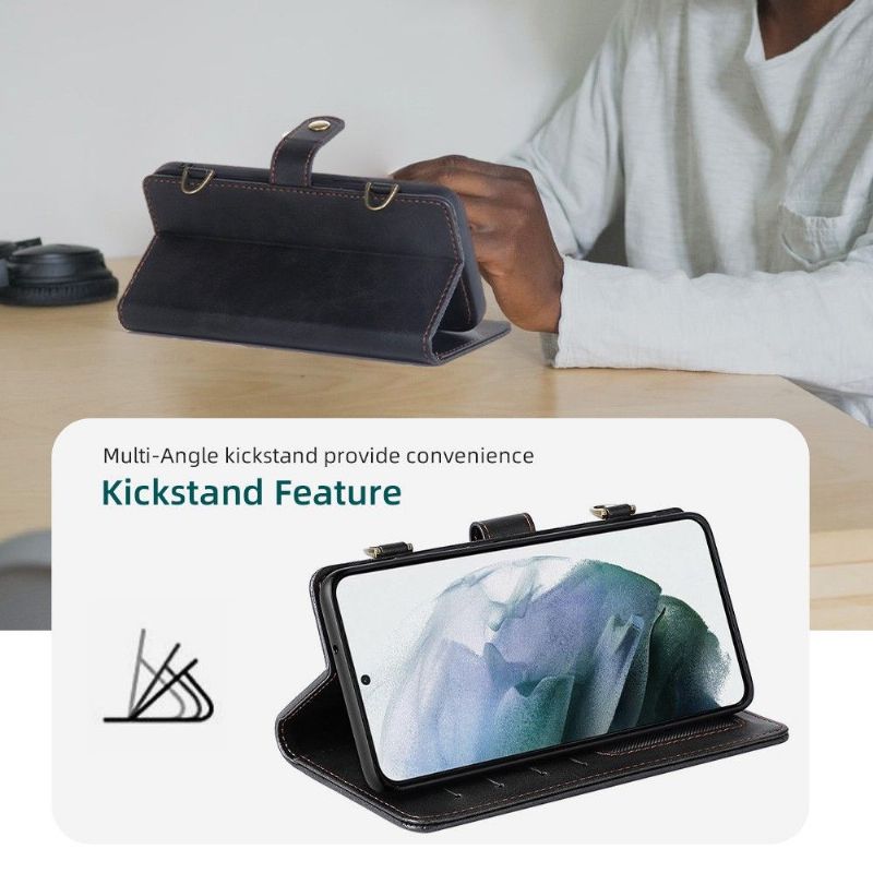 Deksel Folio Deksel Til Samsung Galaxy S22 5G Beskyttelse 020-serien