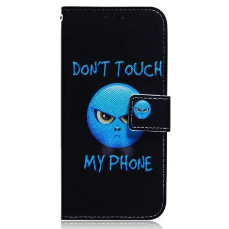 Folio Deksel Til Oppo Reno 8 Lite Emoji-telefon