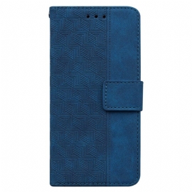 Lærdeksel Til Oppo Reno 8 Lite Med Kjede Strappy Mønster