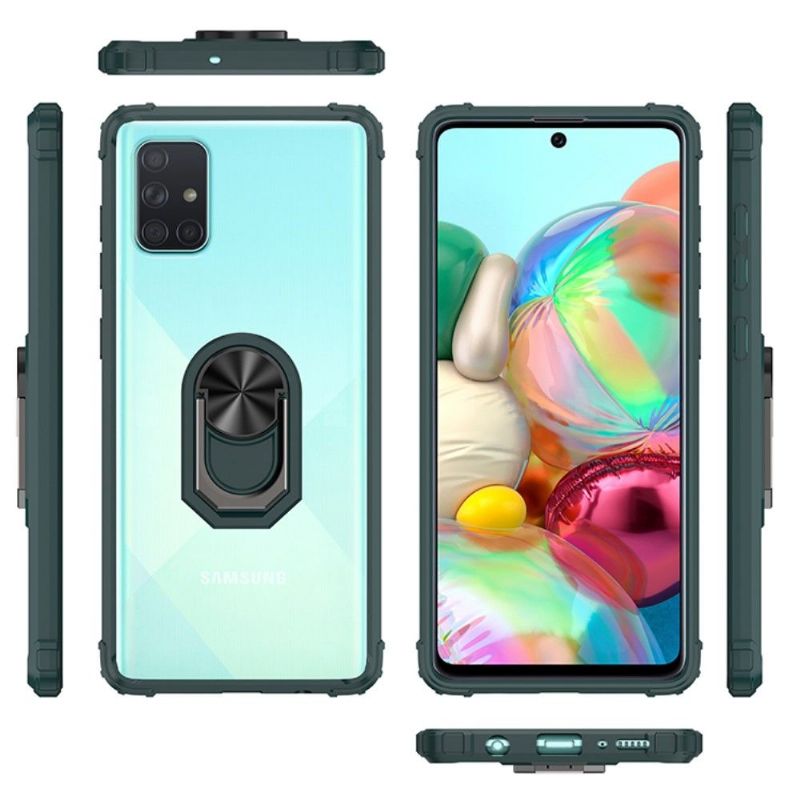 Deksel Til Samsung Galaxy A71 Beskyttelse Støtsikker Med Ring