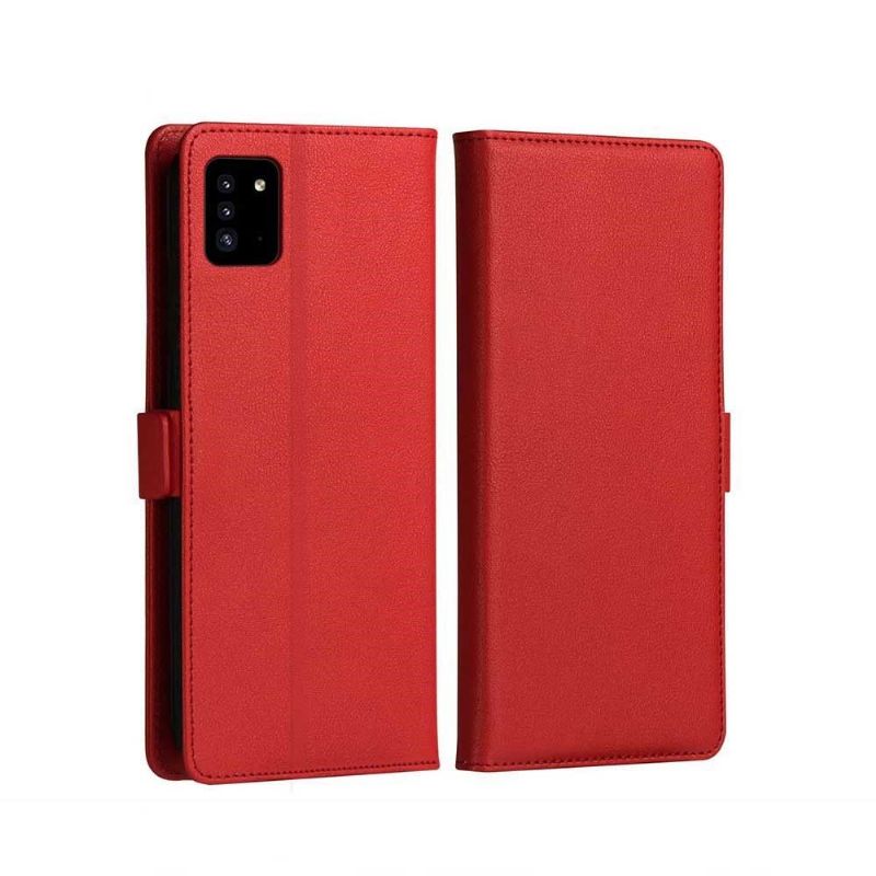 Folio Deksel Til Samsung Galaxy A71 Milo Series Imitert Skinn