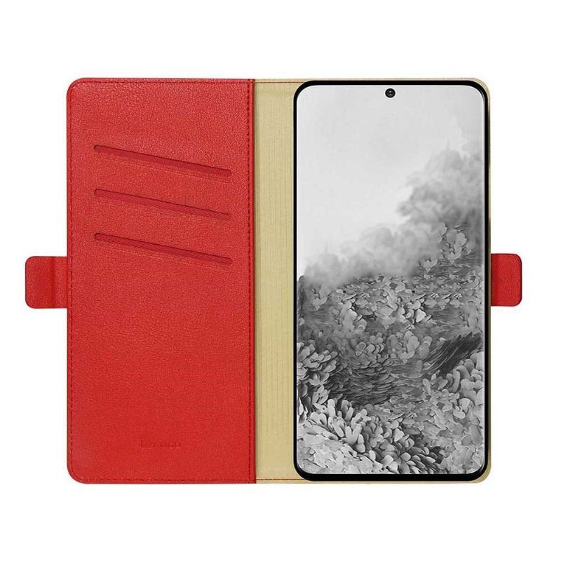 Folio Deksel Til Samsung Galaxy A71 Milo Series Imitert Skinn