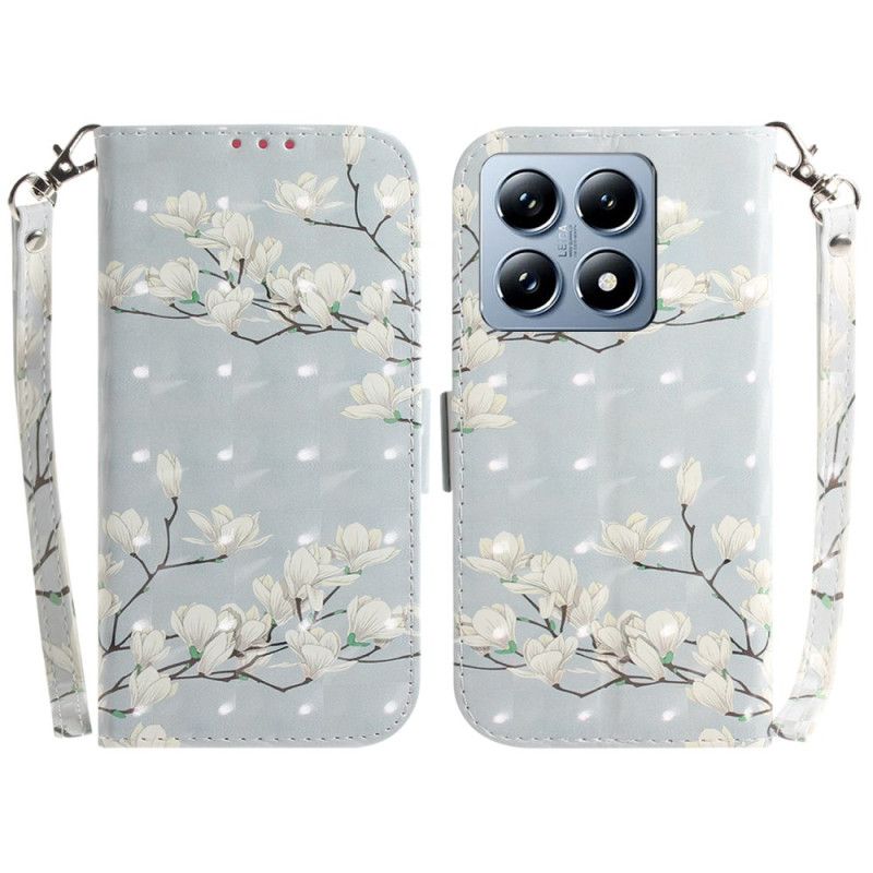 Folio Deksel Xiaomi 14t Pro Remmagnolia