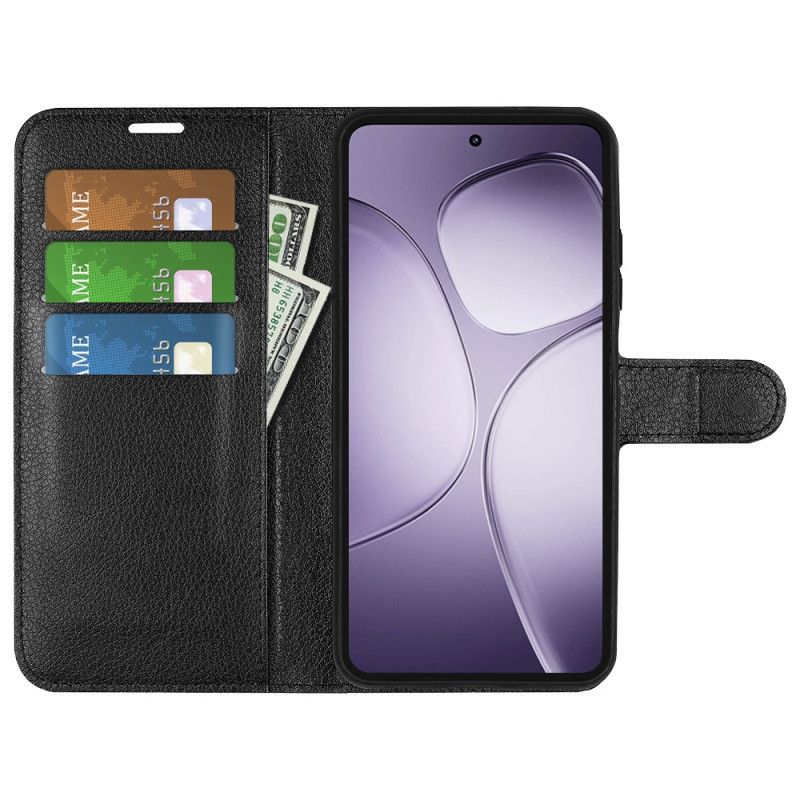 Lærdeksel Folio Deksel Xiaomi 14t Pro Mobildeksel Litchi Kunstskinn