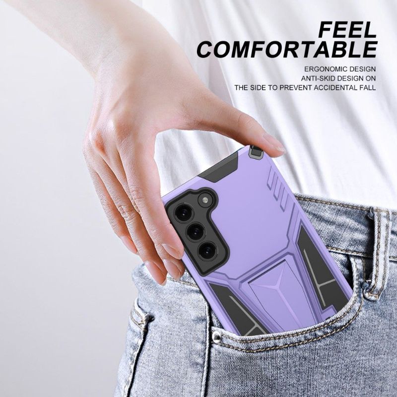 Deksel Til Samsung Galaxy S21 FE Beskyttelse Beskyttelse Med Brakett
