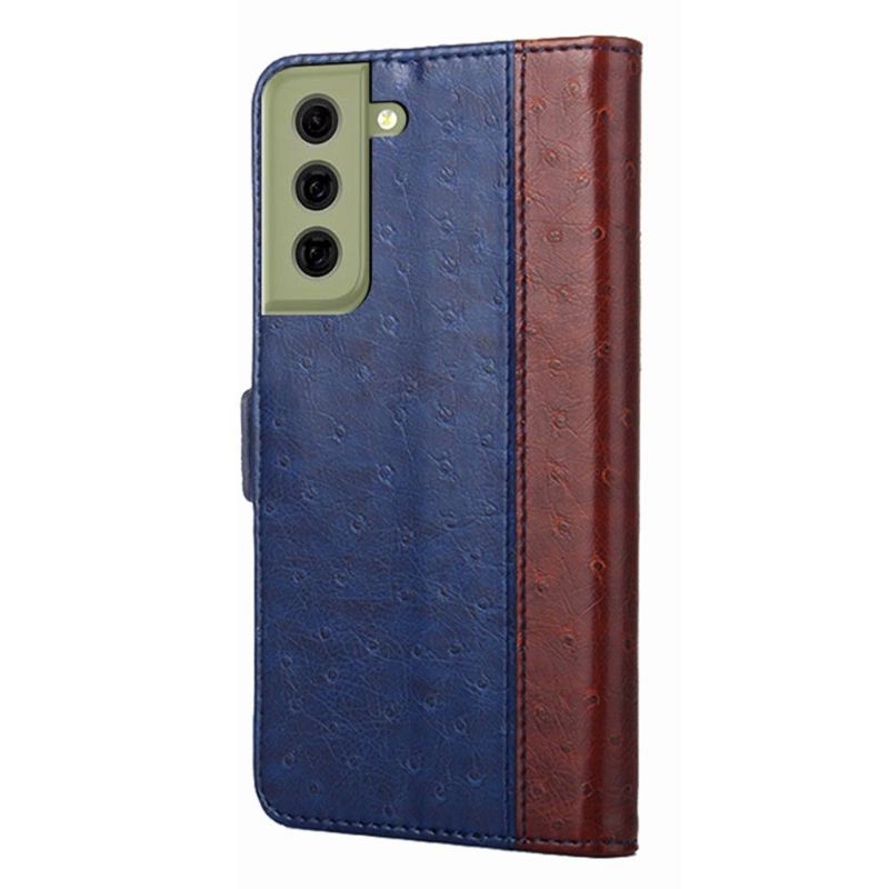 Etui Til Samsung Galaxy S21 FE Folio Deksel Ulrich Kunstskinn