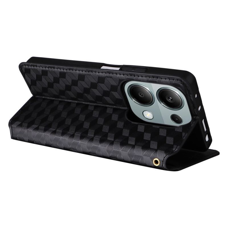 Folio Deksel Til Xiaomi Redmi Note 14s Diamantmønster