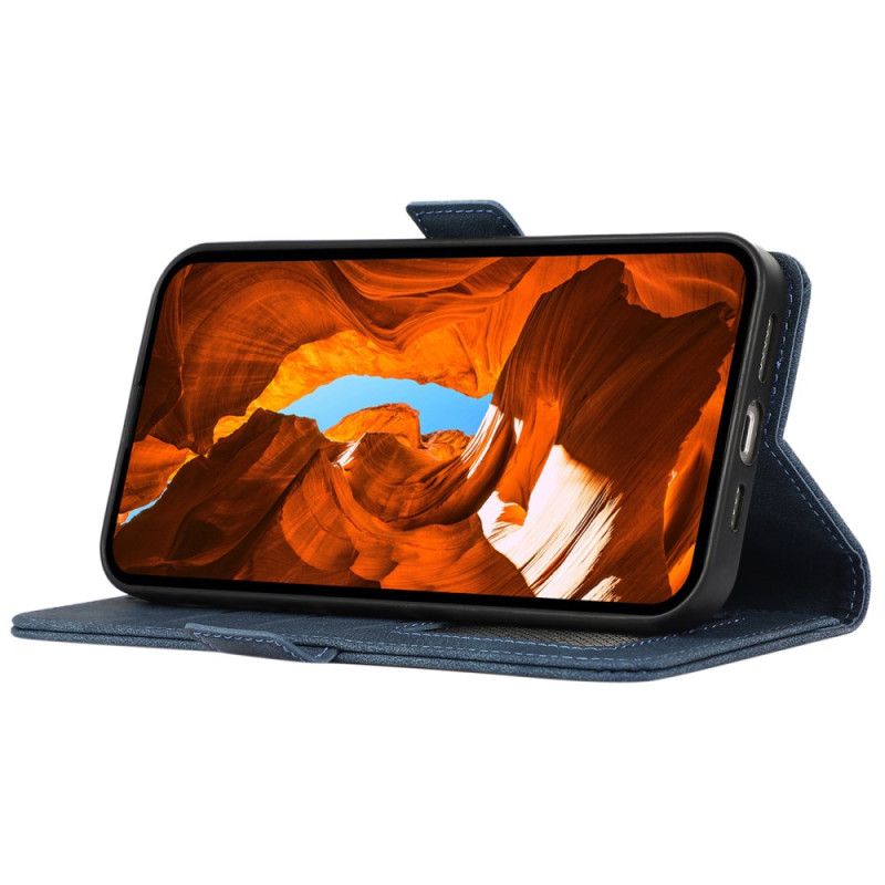 Folio Deksel Xiaomi Redmi Note 14s Abeel Semsket Skinn-effekt