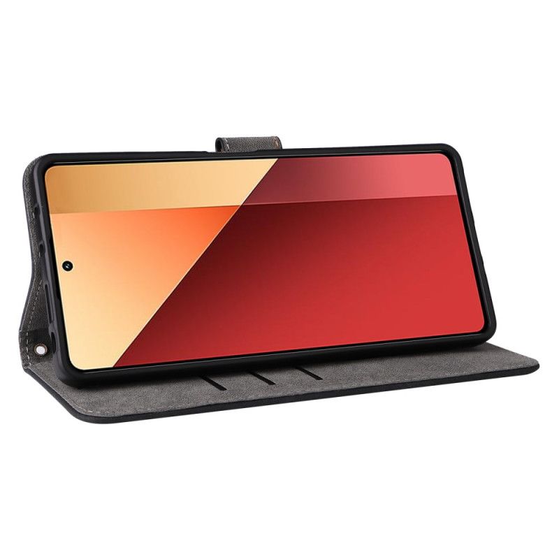 Folio Deksel Xiaomi Redmi Note 14s Med Håndleddsstropp Og Rfid-beskyttelse Beskyttelse Deksel