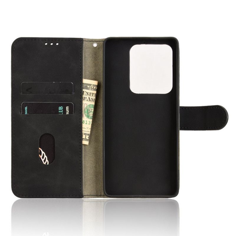 Folio Deksel Xiaomi Redmi Note 14s Semsket Skinneffekt Beskyttelse Deksel