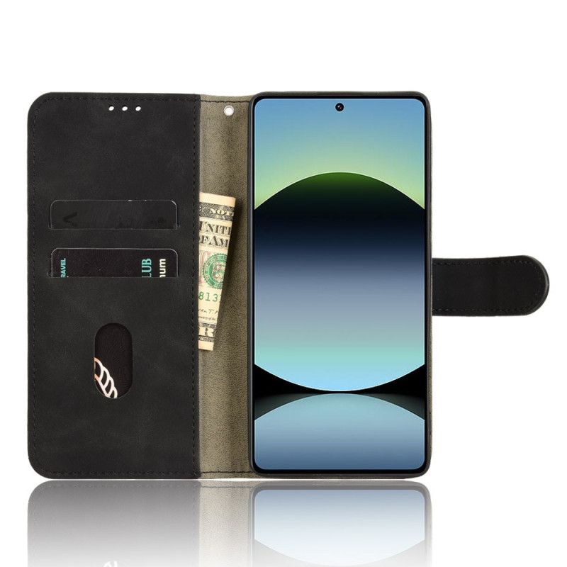 Folio Deksel Xiaomi Redmi Note 14s Semsket Skinneffekt Beskyttelse Deksel