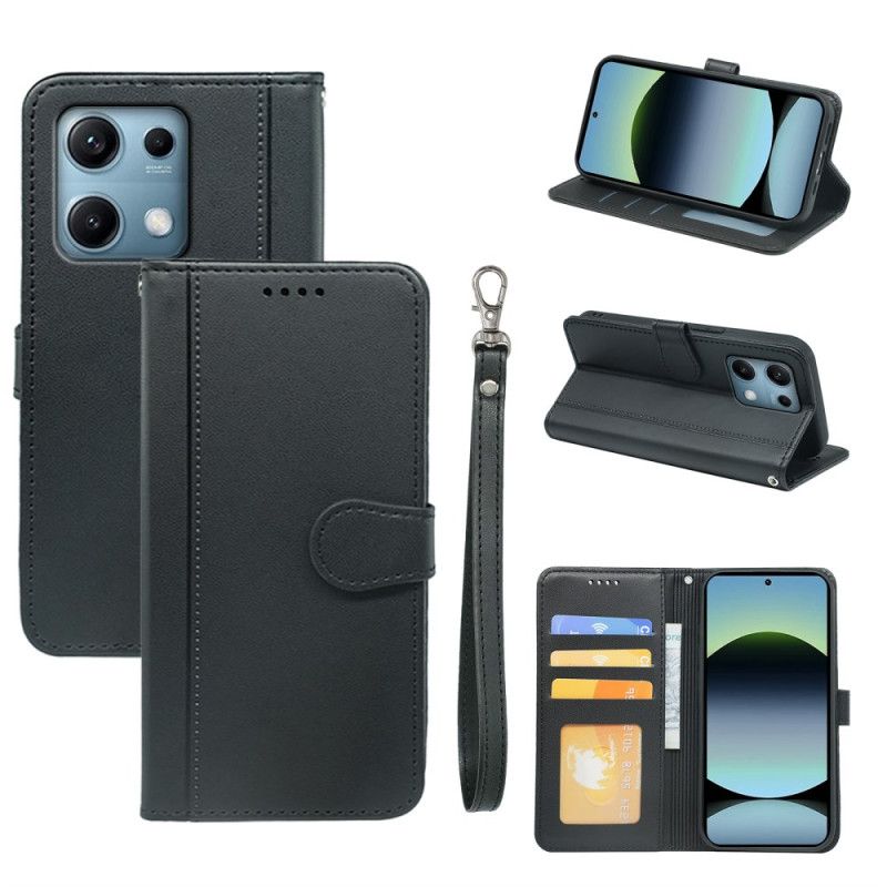 Folio Deksel Xiaomi Redmi Note 14s Stroppekant