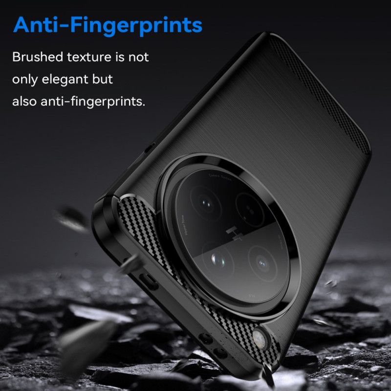 Deksel Oppo Find X8 Børstet Karbonfiber