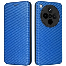 Folio Deksel Lær Oppo Find X8 Karbonfiber