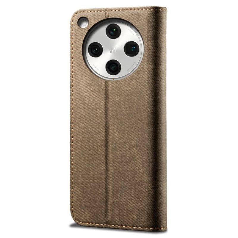 Folio Deksel Oppo Find X8 Denimstoff