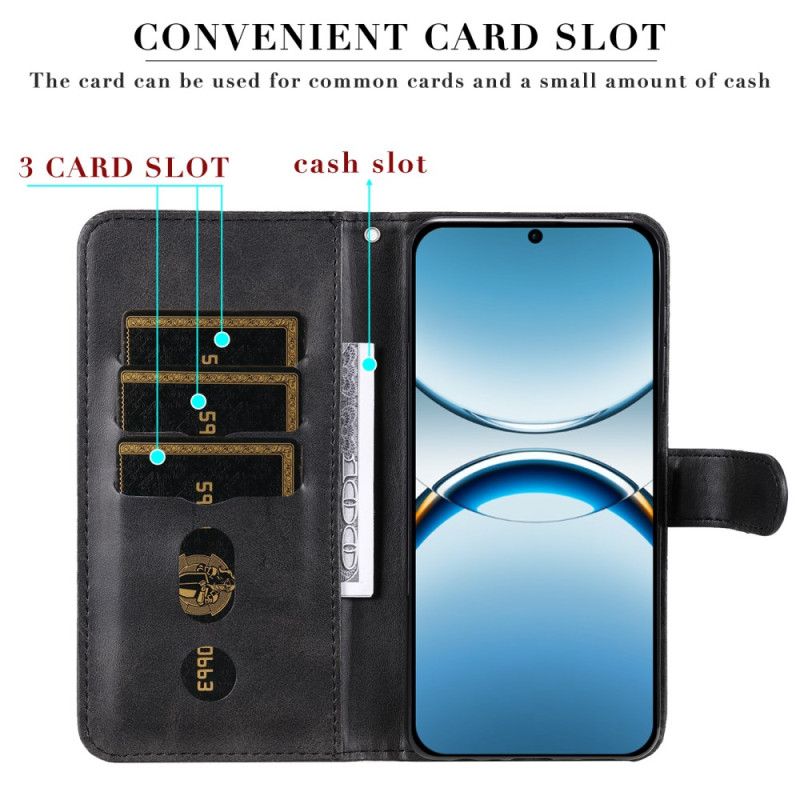 Folio Deksel Oppo Find X8 Glidelåslomme