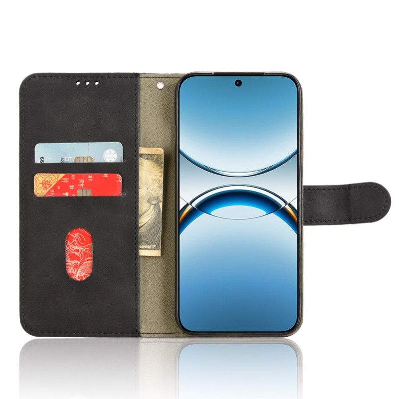 Folio Deksel Oppo Find X8 Semsket Skinneffekt Beskyttelse Deksel