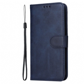 Folio Deksel Oppo Find X8 Stropp I Kunstskinn