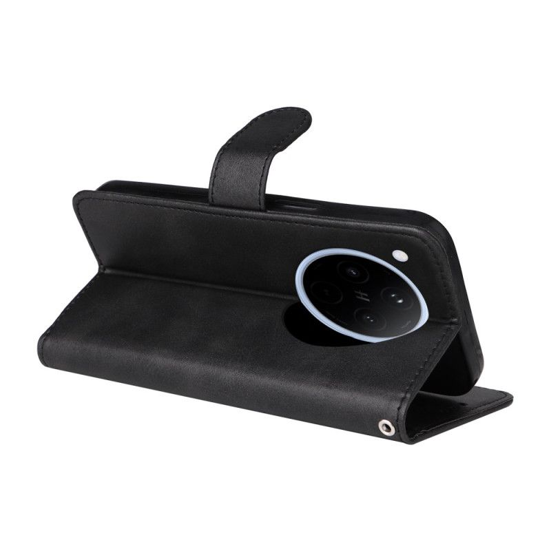 Folio Deksel Oppo Find X8 Stropp I Kunstskinn